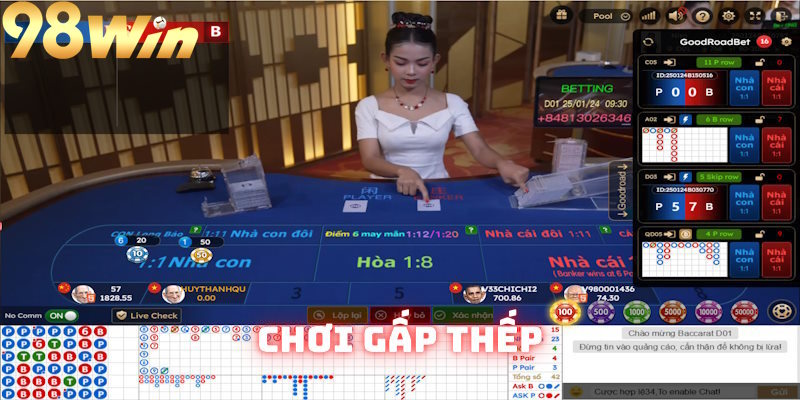 Baccarat online khuyên dùng gấp thếp