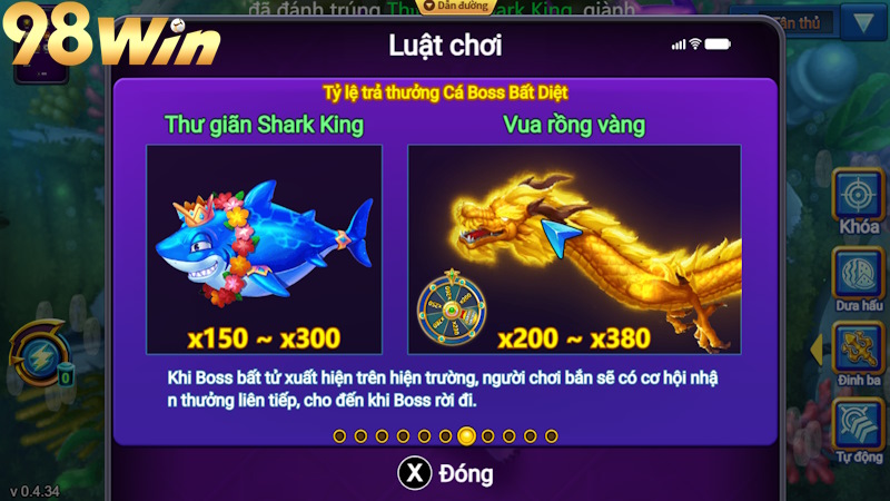 Mỗi sinh vật trong game đều sở hữu giá trị đặc biệt