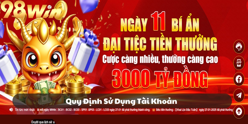 Sử dụng tài khoản sai lệch sẽ gây ảnh hưởng xấu